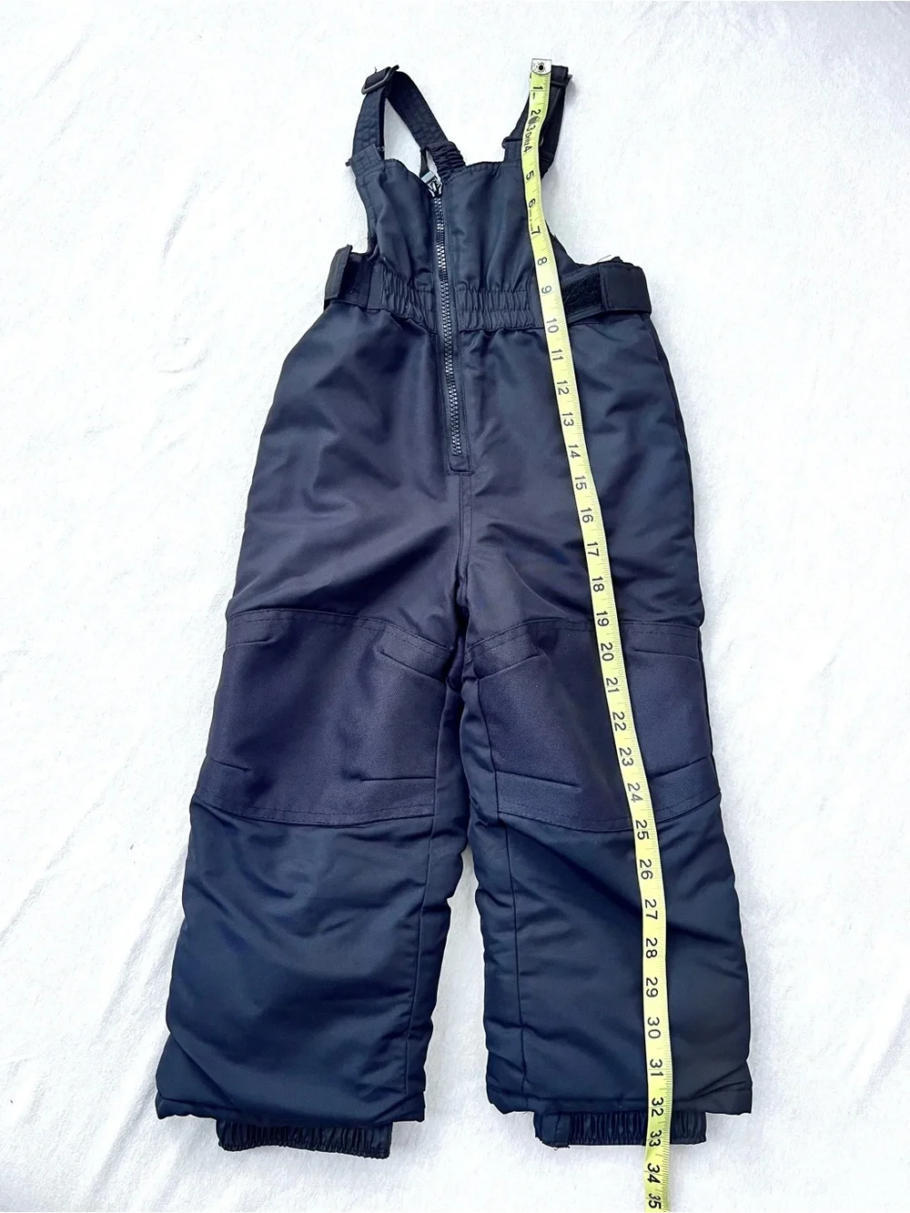 Cat & Jack Winter Outdoor Black Kids Insulated Snow Bib Overalls 3T